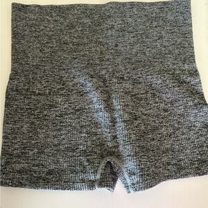 Colsie Gray Bike Shorts with Soft Jersey Texture